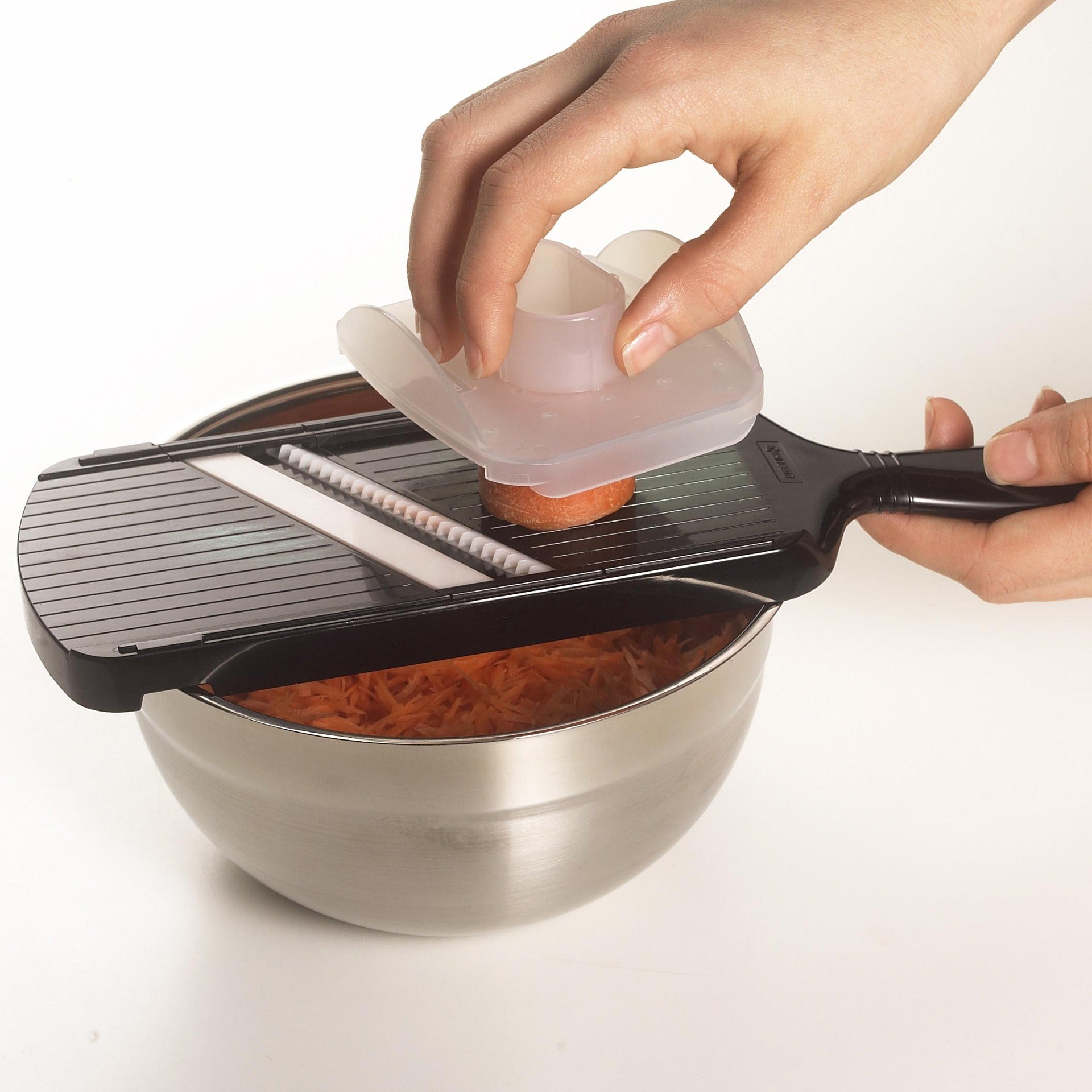 Kyocera Ceramic Adjustable Mandolin Slicer with Handguard Black