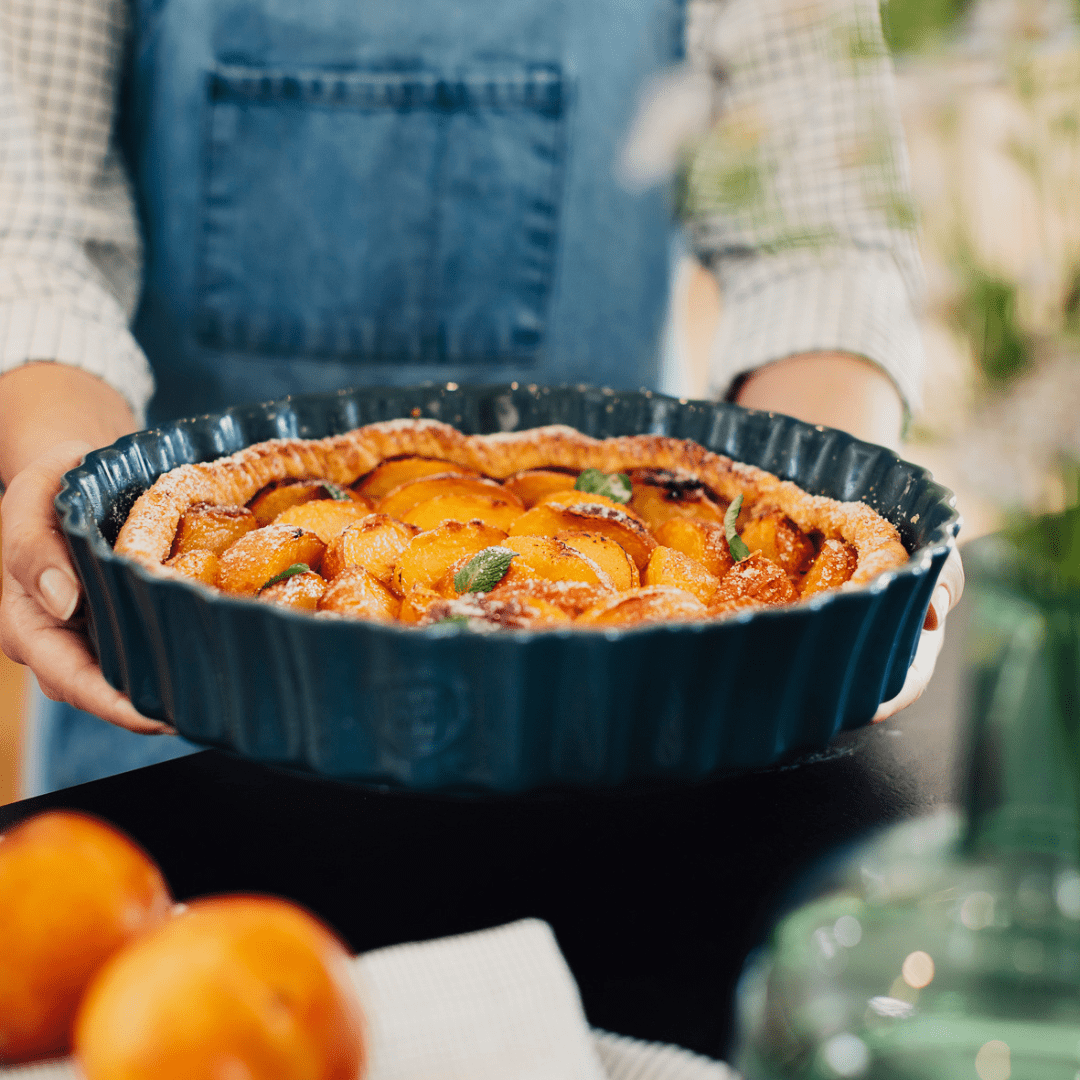 Emile Henry Deep Tart Dish - Ocean