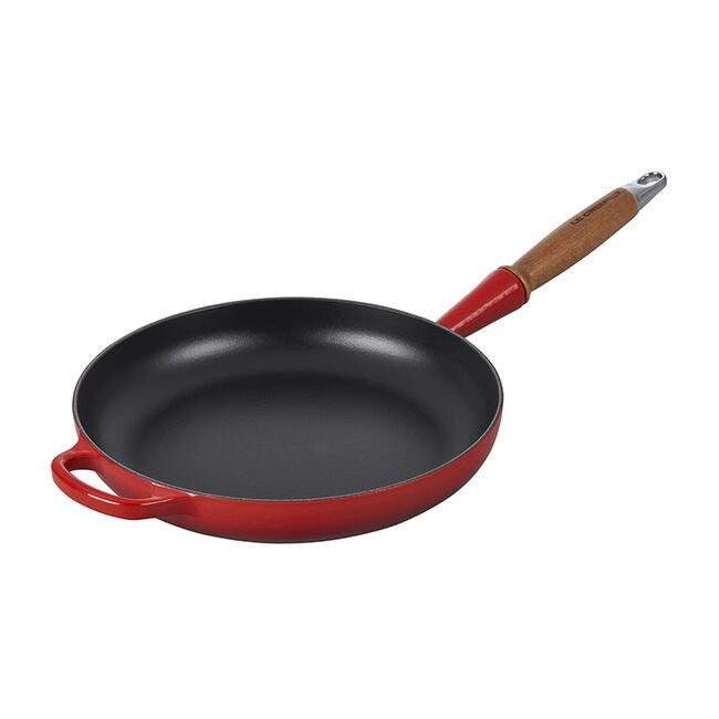 Le Creuset Fry Pan 10.25" Alpine Wood Handle