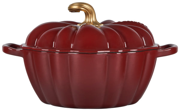 Le Creuset Pumpkin Cocotte, 4 Quart - Rhone - MyToque