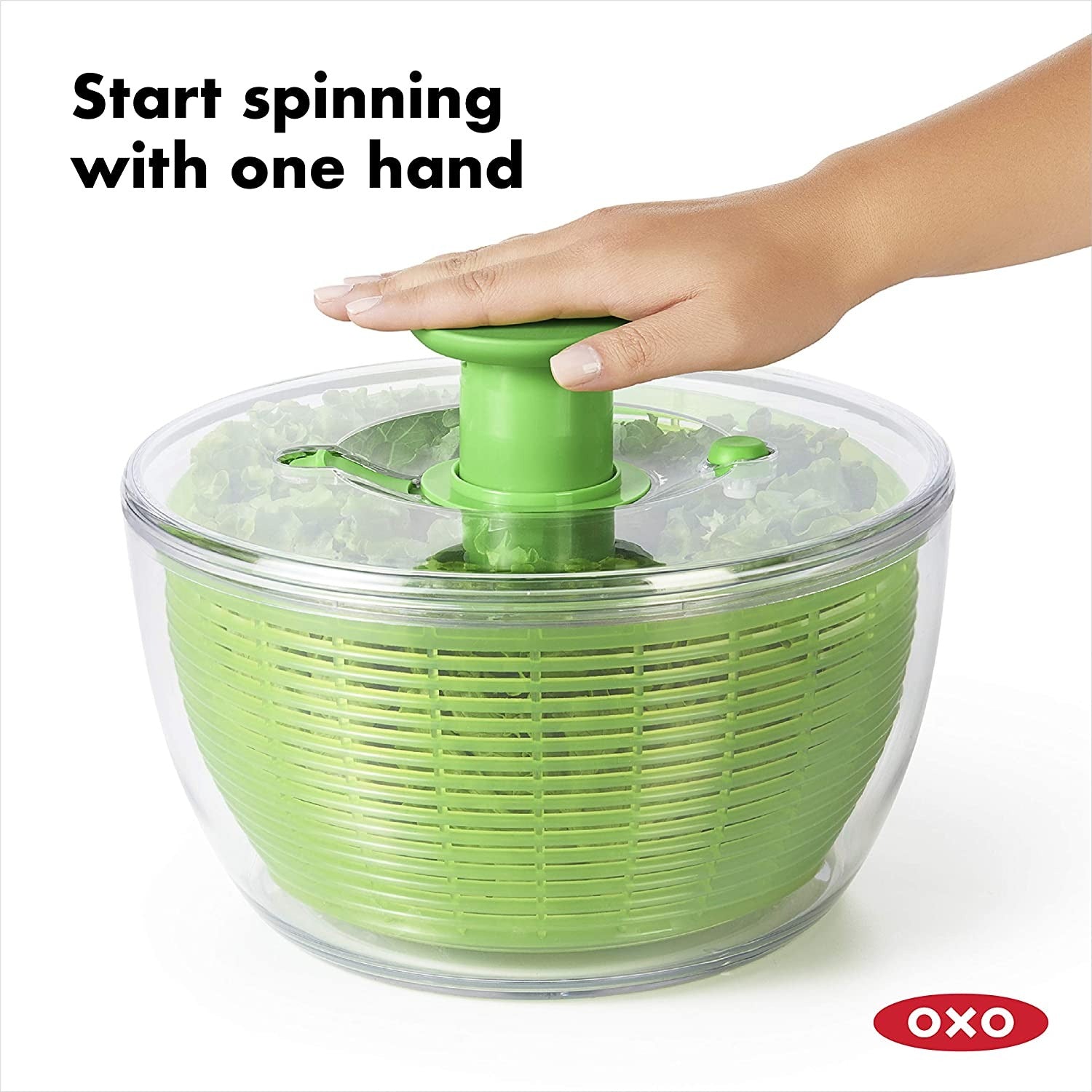 OXO Good Grips Salad Spinner & Colander 4.0 with Non-Skid Base
