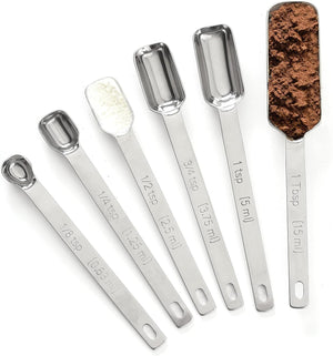 Cuisipro Stainless Steel Measuring Spoons | 5-Piece Set