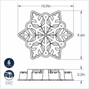 Nordic Ware Frozen Snowflake Pan