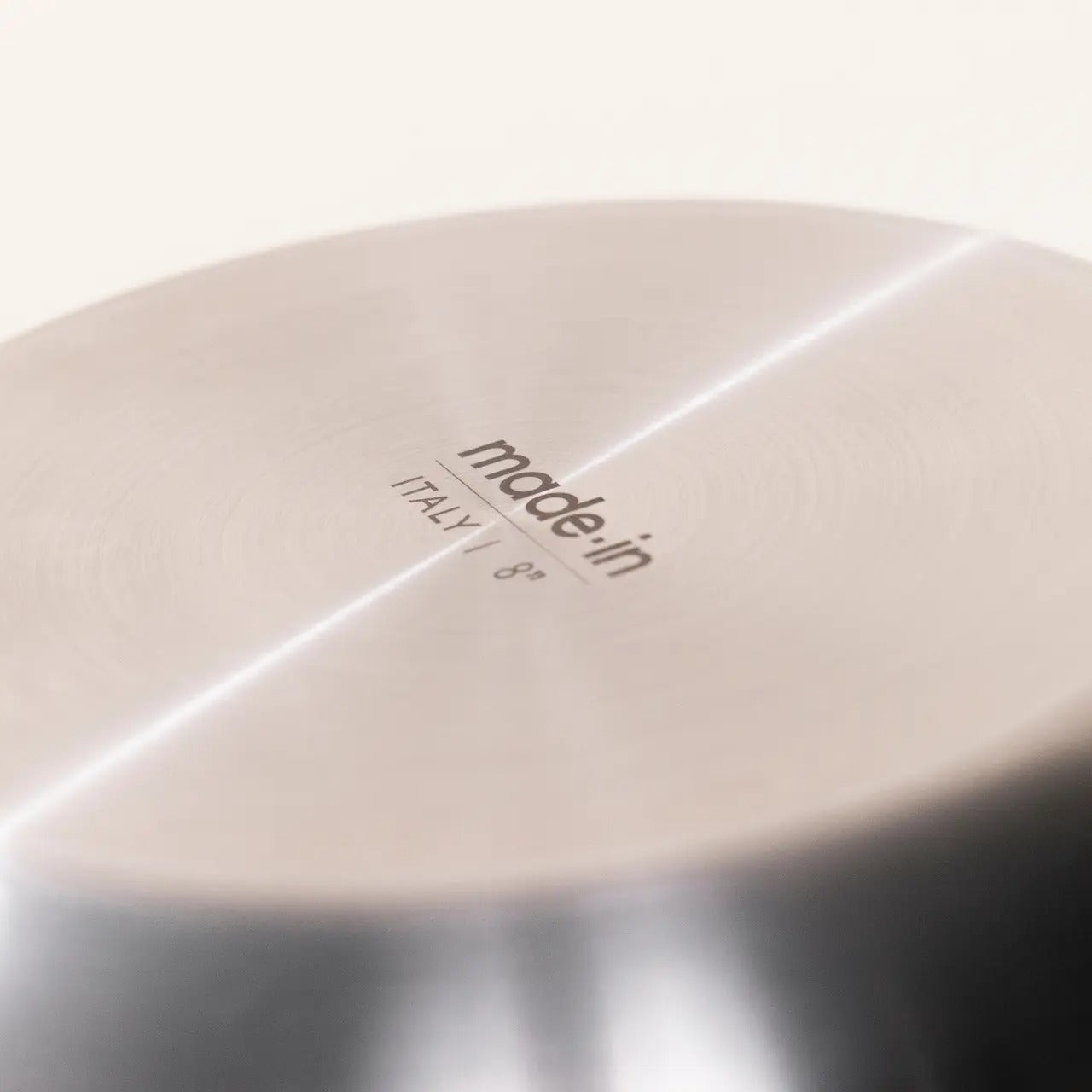 MADE IN Stainless Steel Fry Pan - 8", 10", 12"