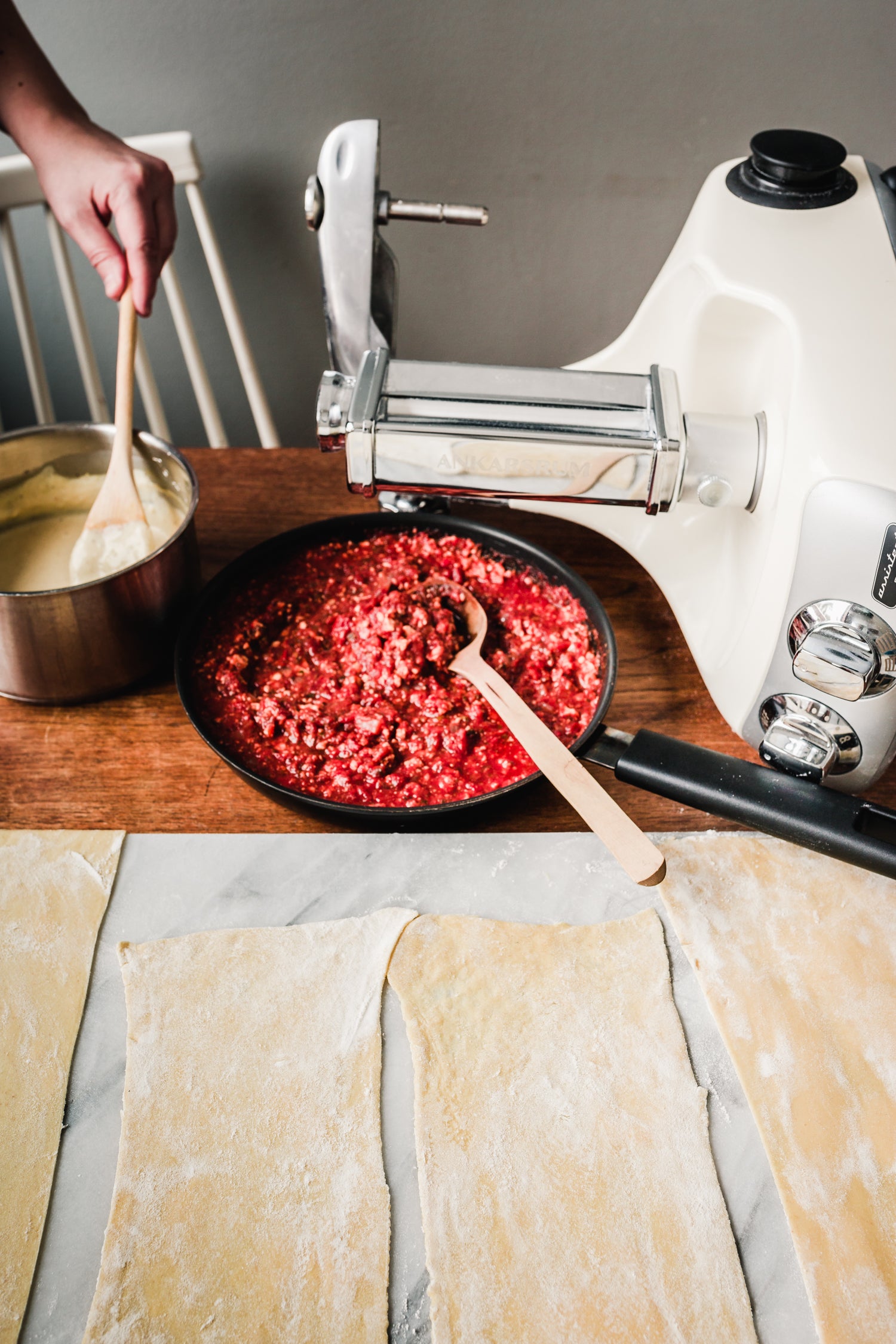 Ankarsrum Pasta Bundle (Lasagna Roller & Fettucine Cutter)