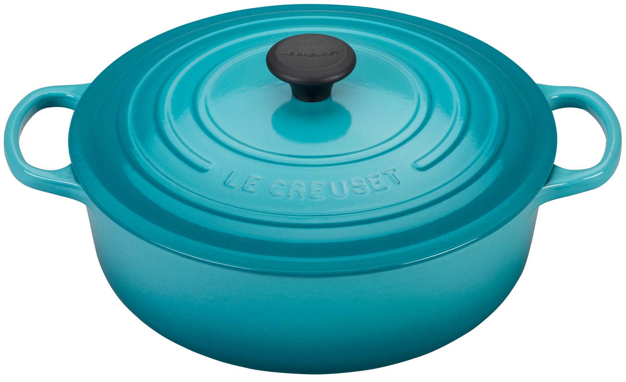 Le Creuset 3.5qt Round Wide Oven - Caribbean