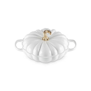 Le Creuset Pumpkin Braiser - White