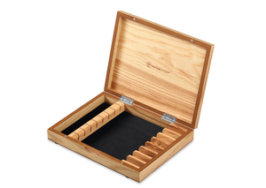 Wusthof 8-Piece SS Steak Knife Set with Olivewood Box