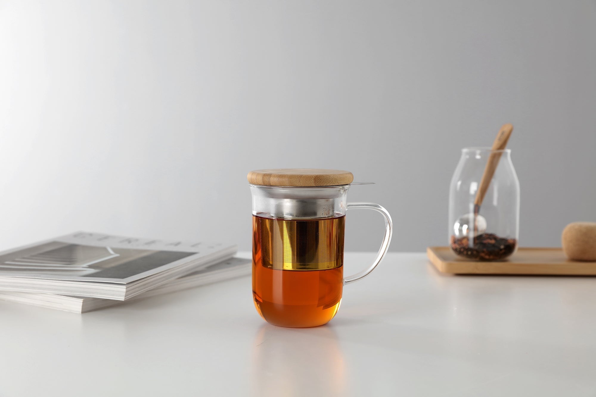 Minima™ Balance Glass Tea Mug - 17oz