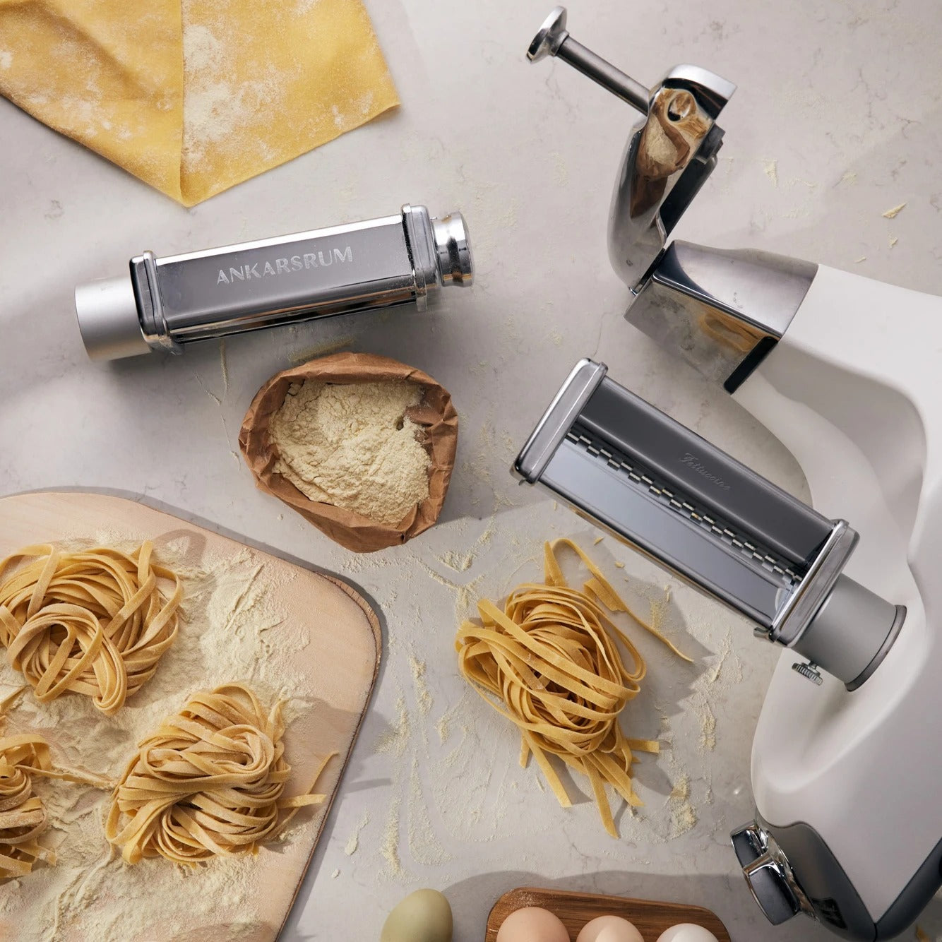 Ankarsrum Pasta Bundle (Lasagna Roller & Fettucine Cutter)