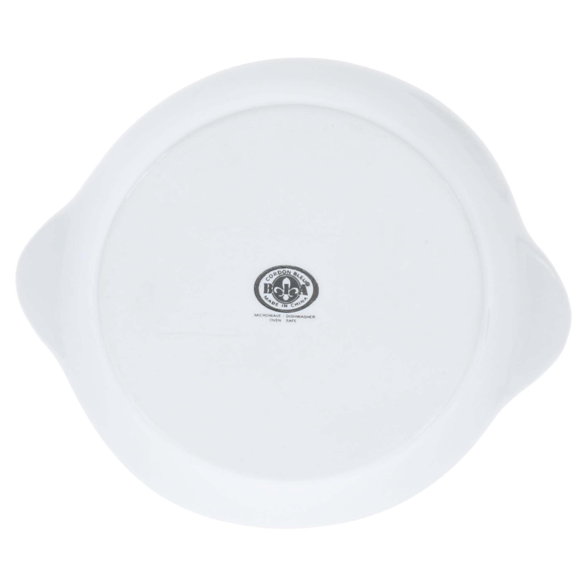 Tabletop BIA Porcelain Round Au Gratin Dish - 14 oz.