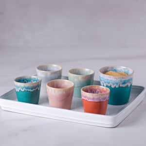 Coffee & Tea Casafina Grepresso Handmade Fine Stoneware Lungo Cup - Turquoise