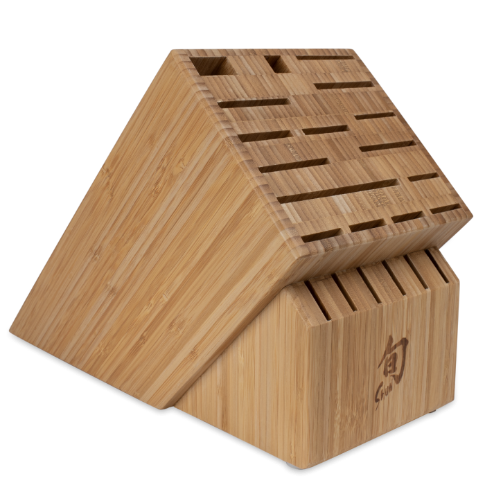 Shun 22-Slot Bamboo Block