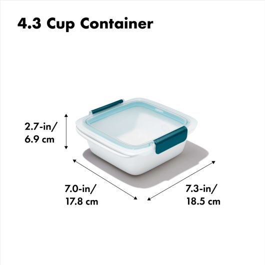 OXO Prep & Go 2 Cup Divided Container