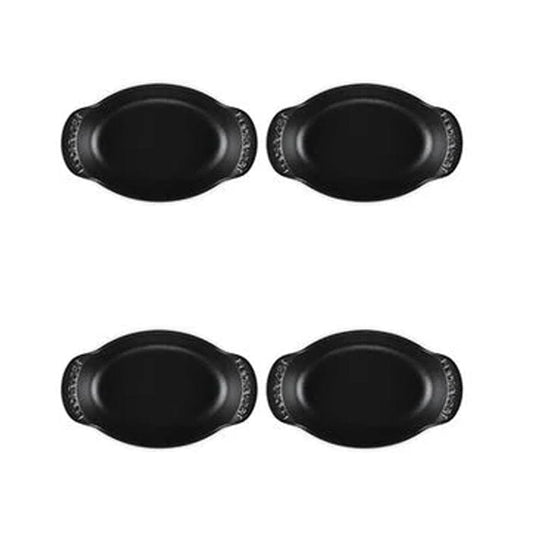Cookware Le Creuset Gourmand Collection Oval Baker - Licorice - Set of Four
