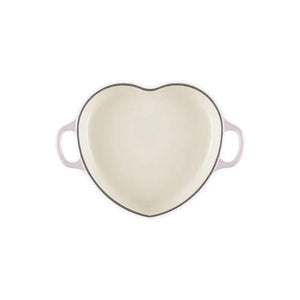 Cookware Le Creuset Shallow Heart Cocotte with Light Gold Heart Knob, 1.25 Quart - Shallot