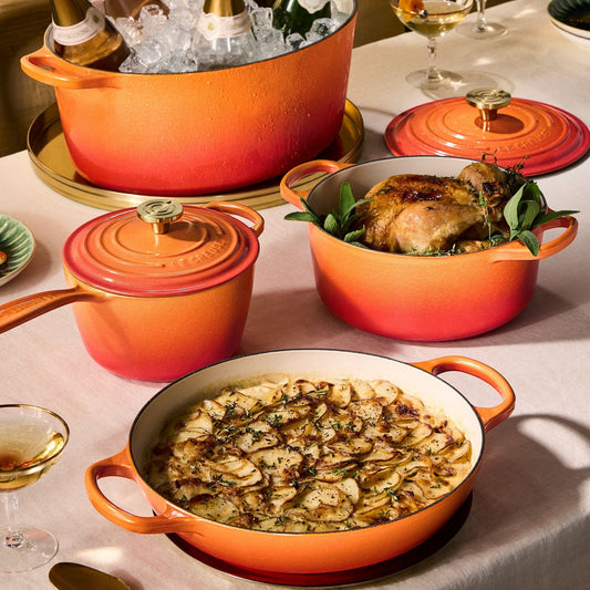 Cookware Le Creuset Signature Round Saucepan - 2.25 Quart - Flamme Dorée - Limited Edition