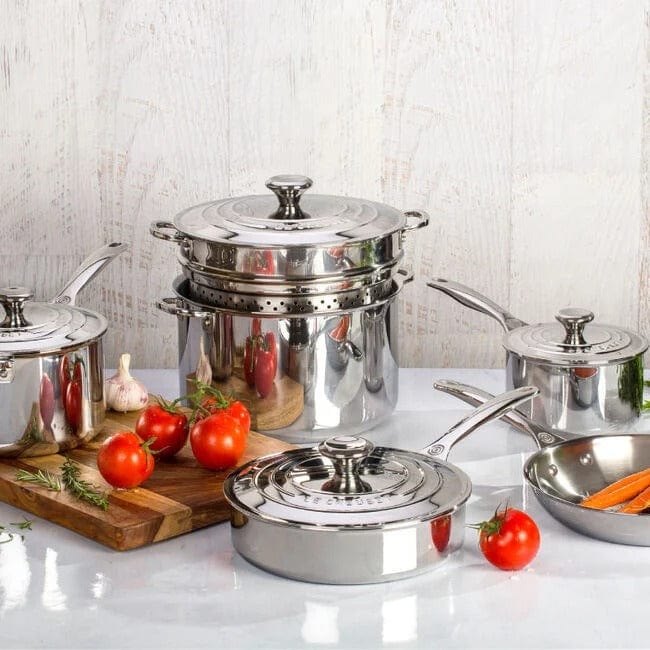 Cookware Le Creuset Signature Stainless Steel 10-Piece Cookware Set