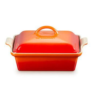 Le Creuset Heritage Shallow Square Covered Casserole - 2.5 Quart