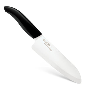 Revolution Ceramic 6 Chef's Santoku Knife - Black