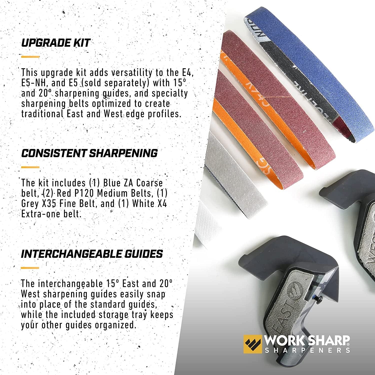 Work Sharp Culinary Master Belt Kit voor de E5 Upgrade Kit