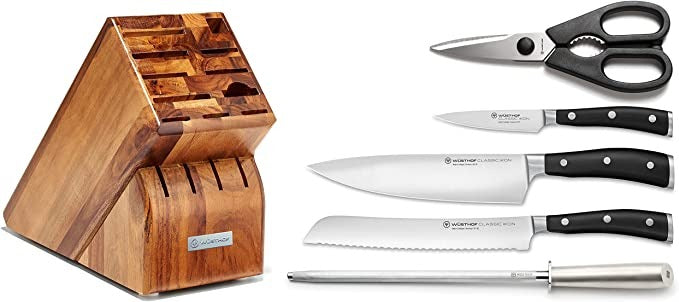 Wusthof Classic 6 Piece Knife Block Set - Cutler's