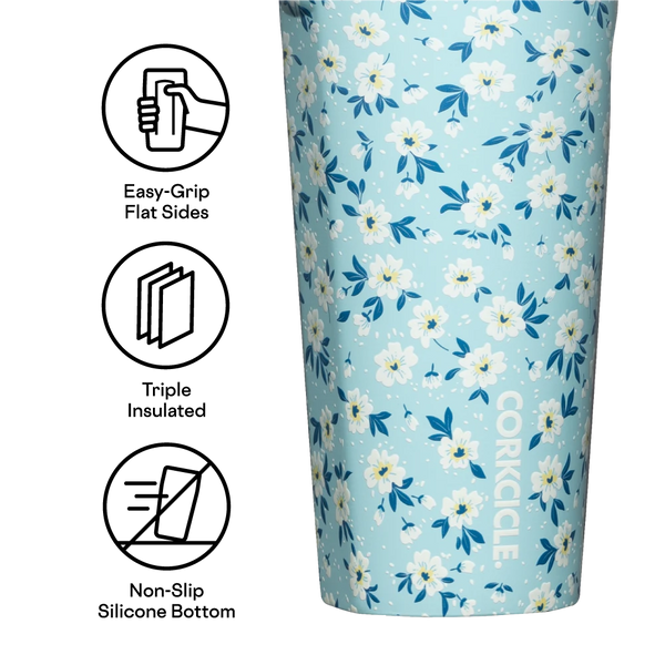 Corkcicle 12 oz. Kids Cup in Ditsy Floral Blue