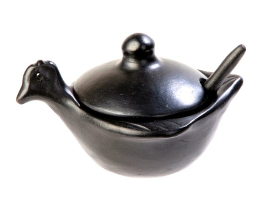 Chamba Cookware Chamba Hen Salsa Dish w/ Spoon