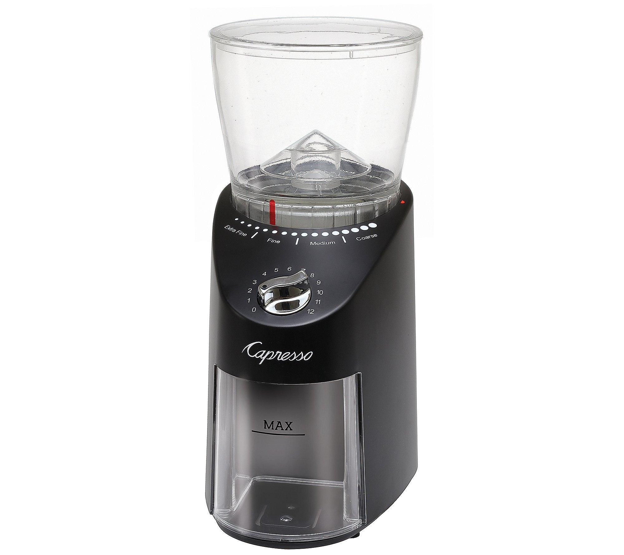 Capresso Infinity 560.01 Conical Burr Coffee Grinder w/ Coffee