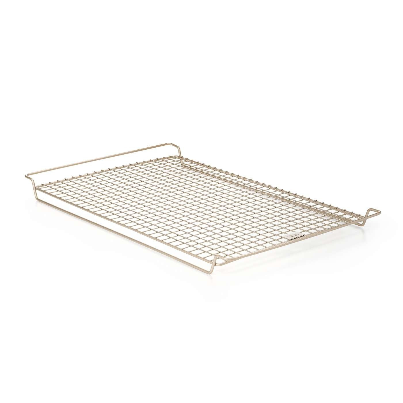 Cooling Racks, Nonstick Wire Baking Rack with Handle Fit Half Sheet Pan for  Cooking, Drying, Roasting, Grilling, Metal Mesh Cooling Racks for Cooling  Cookie, Bread, Cake, Oven Safe 