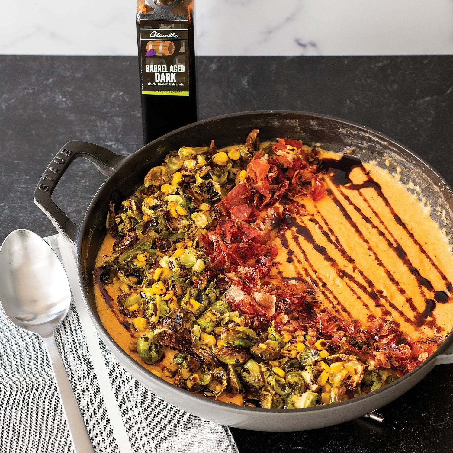 Food Olivelle Frantoia Olive Oil & Barrel Aged Balsamic Vinegar - Pairing 1