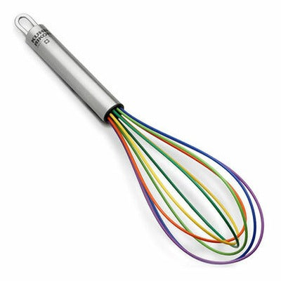 Cuisipro 10-Inch Silicone Flat Whisk Frosted