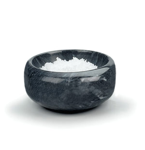 Table & Counter Accessories RSVP Black Marble Salt Bowl