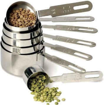 Tools & Accessories Stainless Steel Measuring Cups, Set of 7