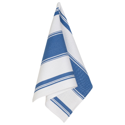 Bali Blue Jumbo Jumbo Striped Cotton Kitchen Dish Towels Set of 3 from Now  Designs